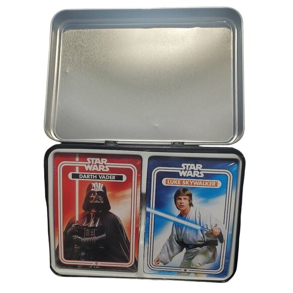 NIB Star Wars Special Edition Playing Card Set (2 Decks of 52 Cards) Tin Box - Picture 4 of 4
